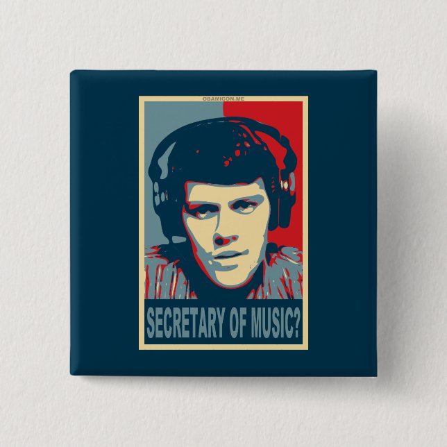 Your Obamicon.Me 15 Cm Square Badge (Front)
