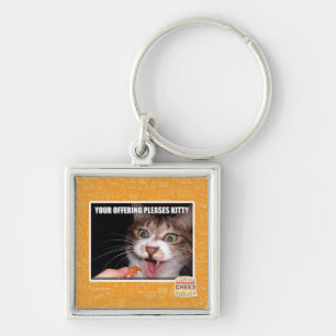 Your Offering Pleases Kitty Key Ring