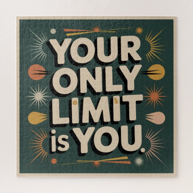 Your Only Limit Is You Jigsaw Puzzle (Vertical)