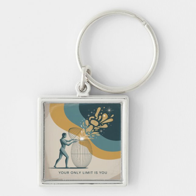 Your Only Limit Is You Key Ring (Front)