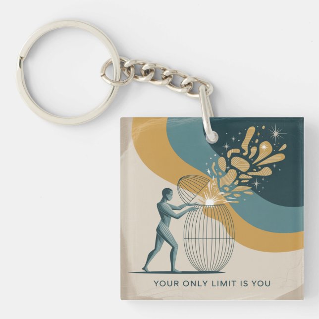 Your Only Limit Is You Key Ring (Front)