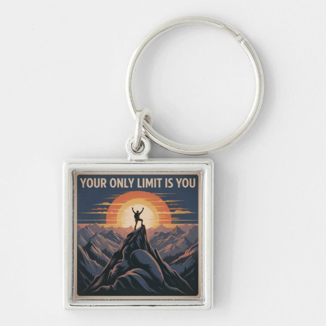 Your Only Limit Is You Key Ring (Front)