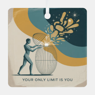 Your Only Limit Is You Metal Tree Decoration