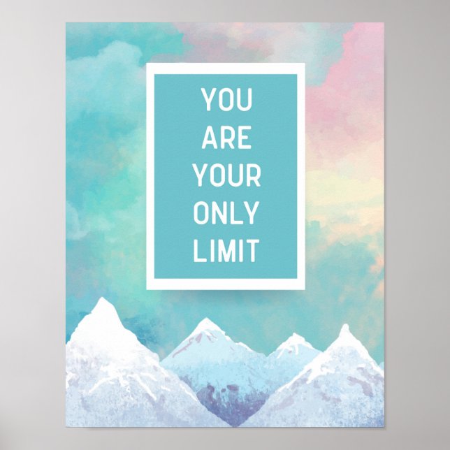 Your Only Limit Quote Poster (Front)