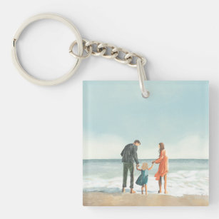 Your Own Artwork   Upload Your Painting Drawing Key Ring