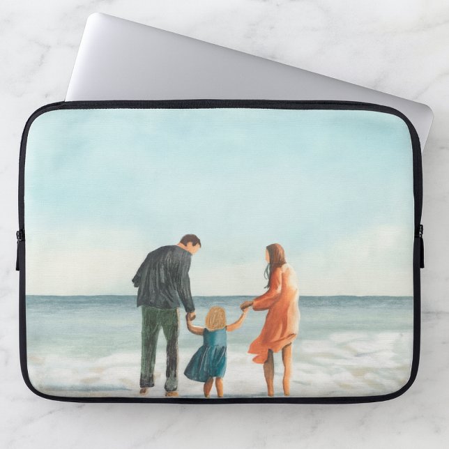 Your Own Artwork | Upload Your Painting Drawing Laptop Sleeve (Creator Uploaded)