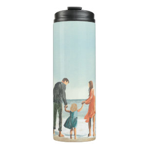 Your Own Artwork   Upload Your Painting Drawing Thermal Tumbler