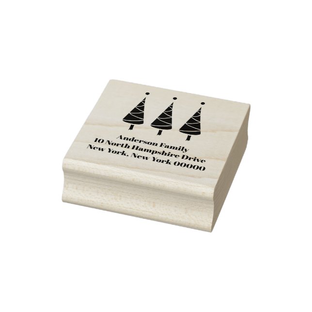 Your Own Christmas Tree Return Address Rubber Stamp (Stamp)