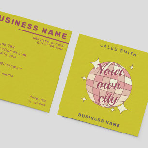 Your own city customisable modern Business Card