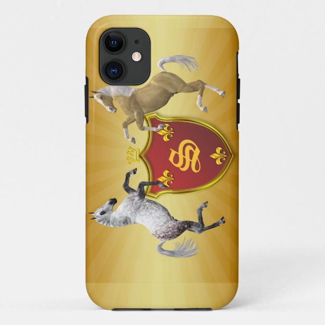 Your own coat of arms monogram Case-Mate iPhone case (Back)