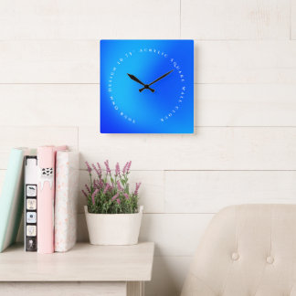 Your Own Creation 10.75" Acrylic Square Wall Clock