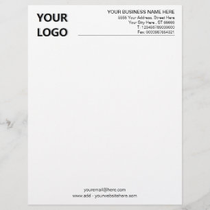 Your Own Design Business Letterhead with Logo