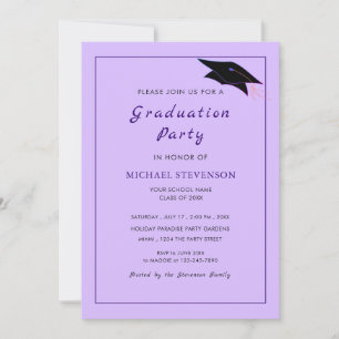 Your Own Design Personalised Graduation Invitation