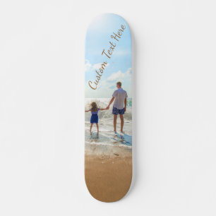 Your Own Design Skateboard Custom Photo and Text