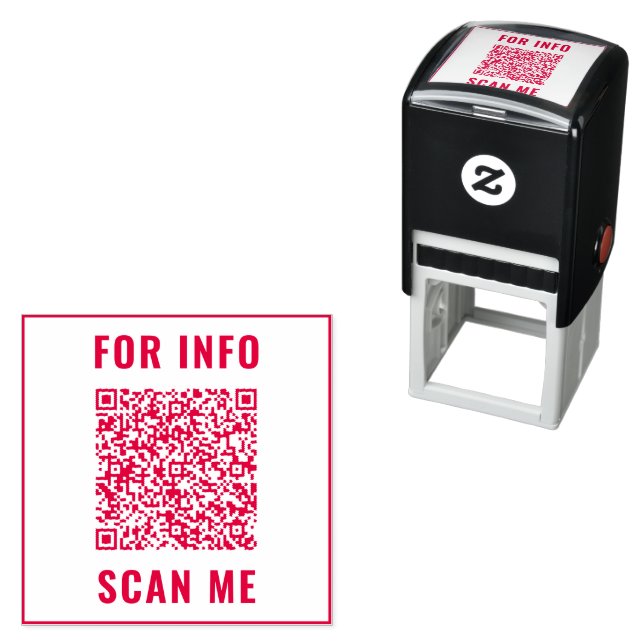 Your Own Design Stamp with QR Code Scan Info (In Situ)