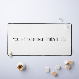 Your Own Limits Desk Mat