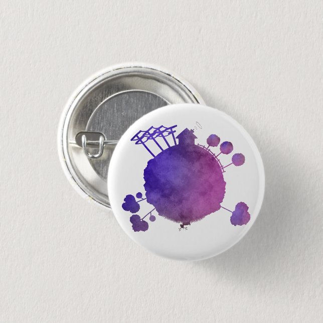 Your Own Little World button (Front & Back)