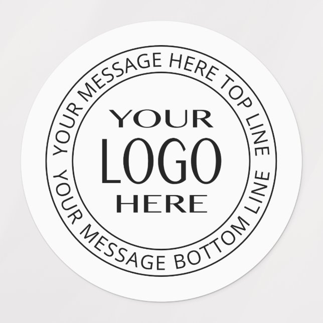 Your Own Logo & Customisable Circular Text (Design 1)