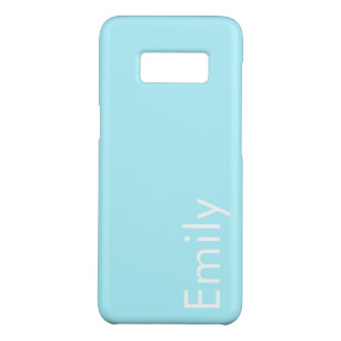 Your Own Name or Word   Soft Sky Blue Case-Mate Samsung Galaxy S8 Case