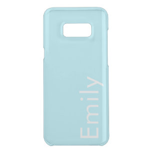 Your Own Name or Word   Soft Sky Blue Uncommon Samsung Galaxy S8 Plus Case