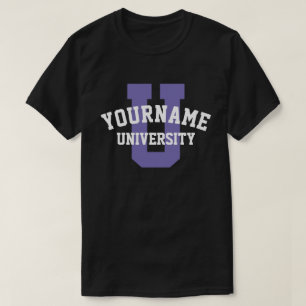 Your Own Personalised University Logo T-Shirt