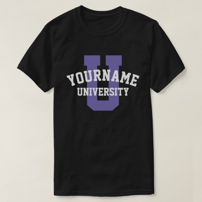 Your Own Personalised University Logo T-Shirt (Design Front)