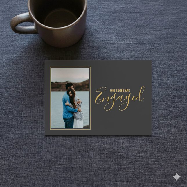 Your own photo, engagement announcement invitation (Your own photo, engagement announcement invitation/)