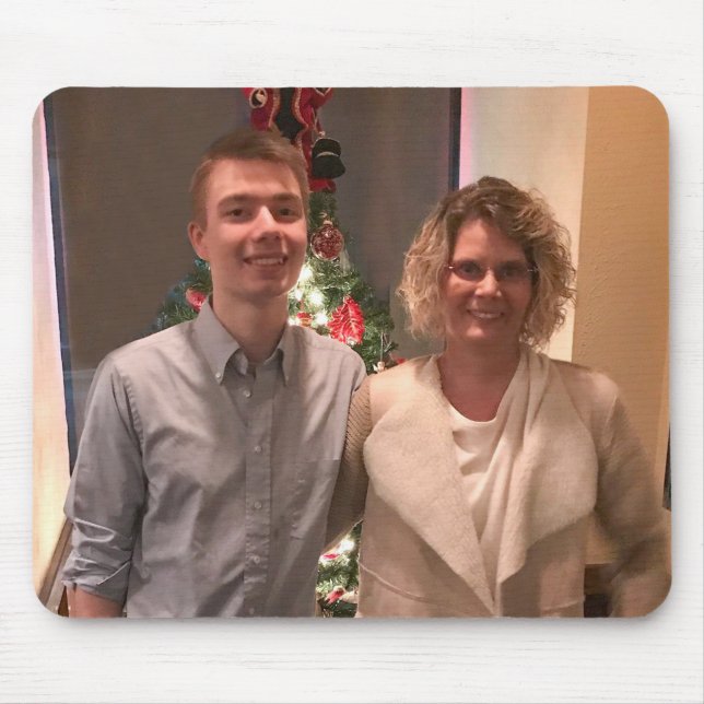 Your Own Photo Family Picture Modern Mouse Pad (Front)