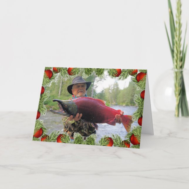 Your Own Photo Fishing Custom Card (Front)