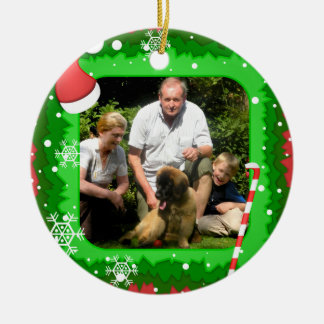 Your own photo in a Christmas frame! - Ceramic Tree Decoration