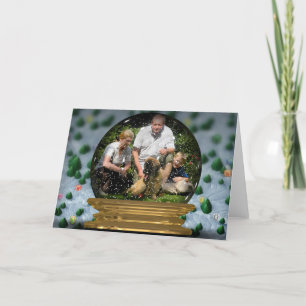 Your own photo in a Snowglobe Frame! - Holiday Card