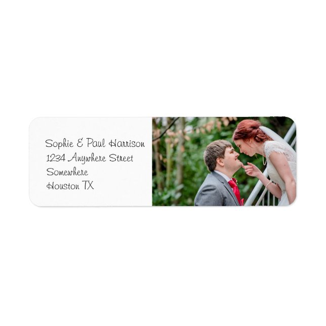 Your Own Photo Return Address Label (Front)