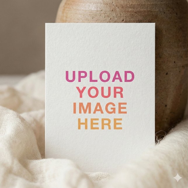 Your Own Printing Image White Wedding Invitation (Creator Uploaded)