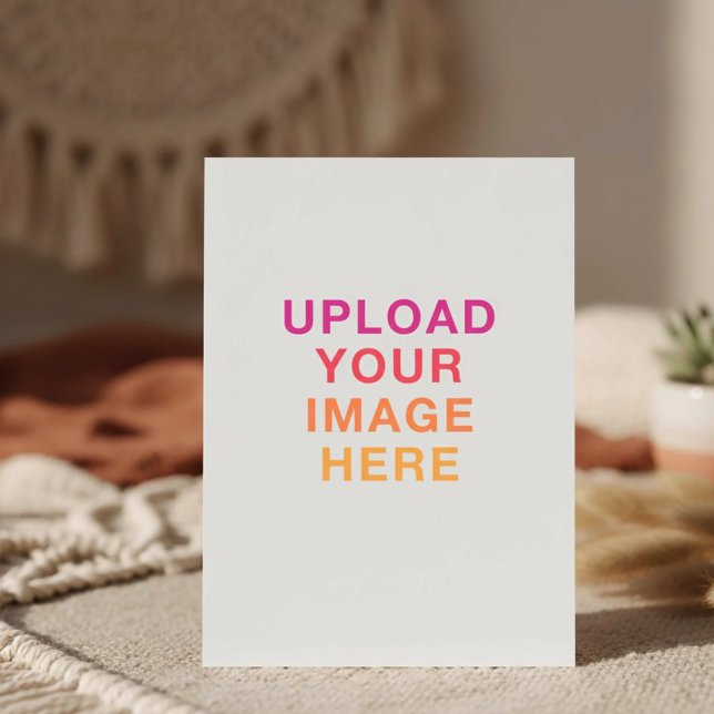 Your Own Printing Image White Wedding Invitation (Creator Uploaded)