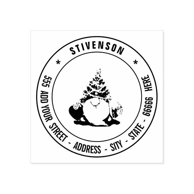 Your Own Return Address Custom Image Personalised Rubber Stamp (Imprint)