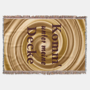 Your own Texts, Sayings and Wisdoms Throw Blanket