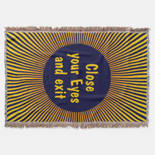 Your own Texts, Sayings and Wisdoms Throw Blanket