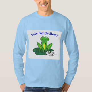 Your Pad or Mine - Men's Baby Blue Long Sleeve T-Shirt
