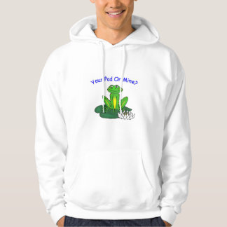 Your Pad or Mine - Men's White Hoodie