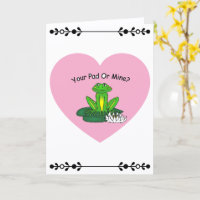 Your Pad Or Mine? Valentine's Day Card
