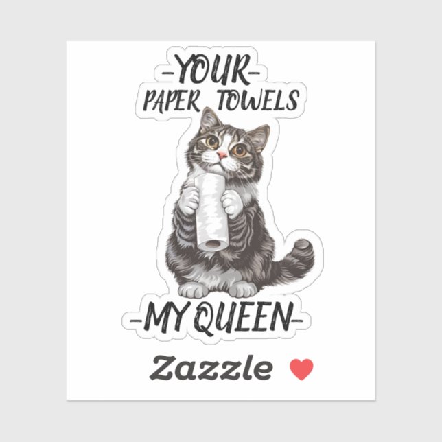 Your paper towels My Queen Cute Cat (Sheet)