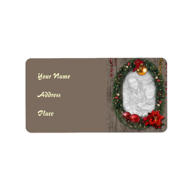 Your personal Christmas Label (Front)