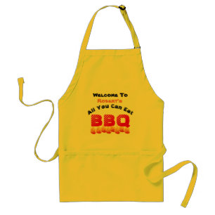 Your Personal Name - All You Can Eat BBQ - Standard Apron