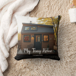 Your personal Tiny Home monogram name Cushion