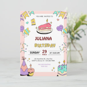 Your Personalised Birthday Invitation Destination!