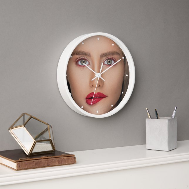 Your Personalised Funny Face Clock (Office)
