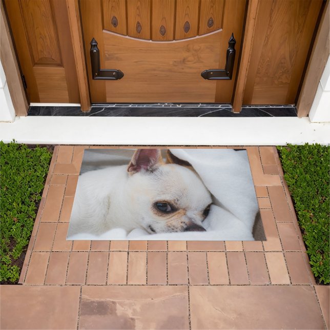 Your pet dog puppy custom photo chihuahua doormat (Outdoor)