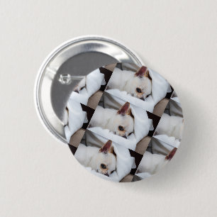 Your pet dog puppy custom photo chihuahua pattern 6 cm round badge