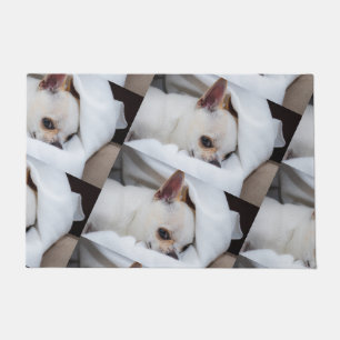Your pet dog puppy custom photo chihuahua pattern doormat