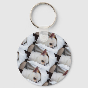 Your pet dog puppy custom photo chihuahua pattern key ring